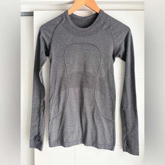 Gray Lululemon Swiftly Tech Long Sleeve - Picture 4 of 6